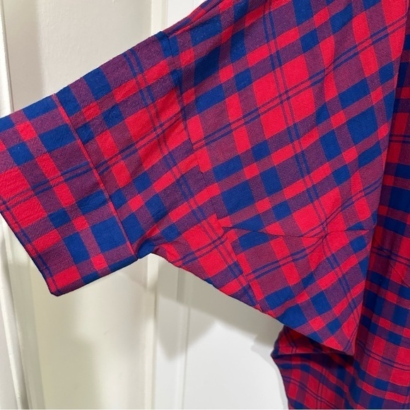 RACHEL COMEY Wades Plaid Mini Dress in ted blue size 2 - Picture 9 of 9